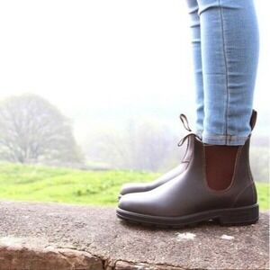 Blundstone Original 500 CHELSEA BOOT BL500 Walnut Leather AU 6.5 Womens US 9.5